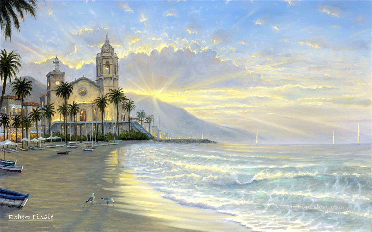 Costa Azul RF Beach Oil Paintings
